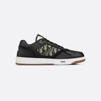 Low-Top Sneaker Black with Beige and Black Jacquard – the sneaker is enhanced with CD Icon eyelets as well as numerous hallmark details on – LUX VERSE Luxury Designer Fashion Outlet