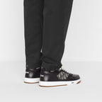 Low-Top Sneaker Black with Beige and Black Jacquard – the B27 low-top sneaker is already a House essential – LUX VERSE Luxury Designer Fashion Outlet