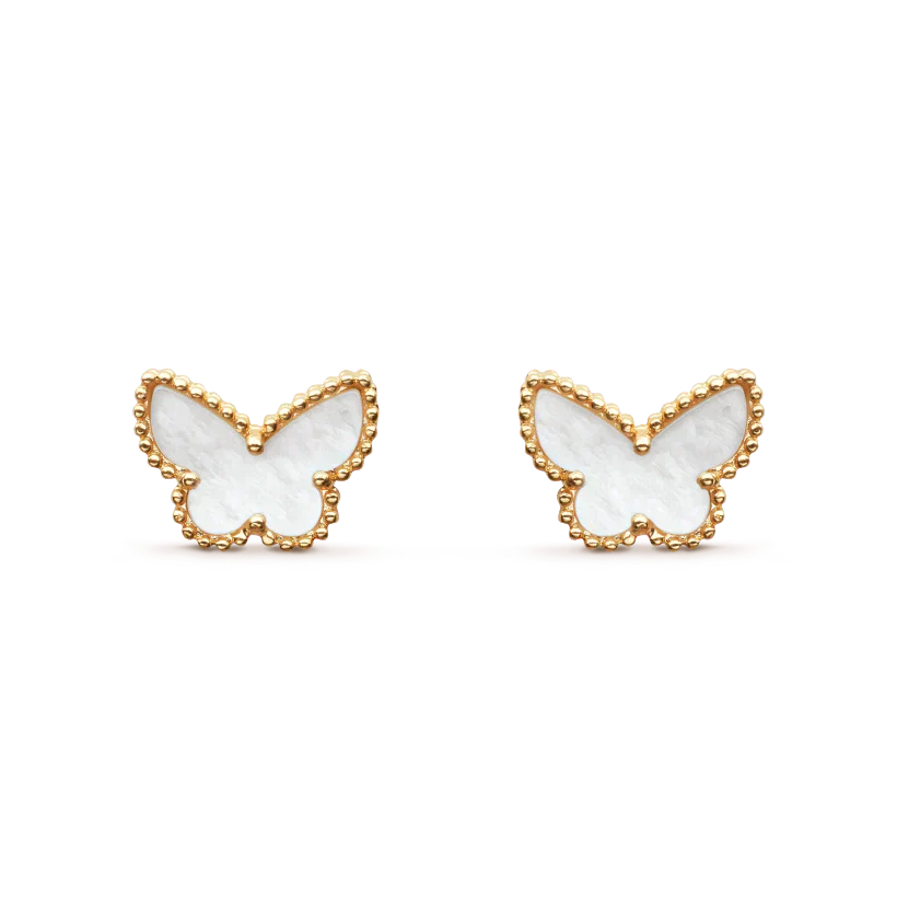 Sweet Butterfly Mop Earstuds – LUX VERSE Luxury Designer Fashion Outlet