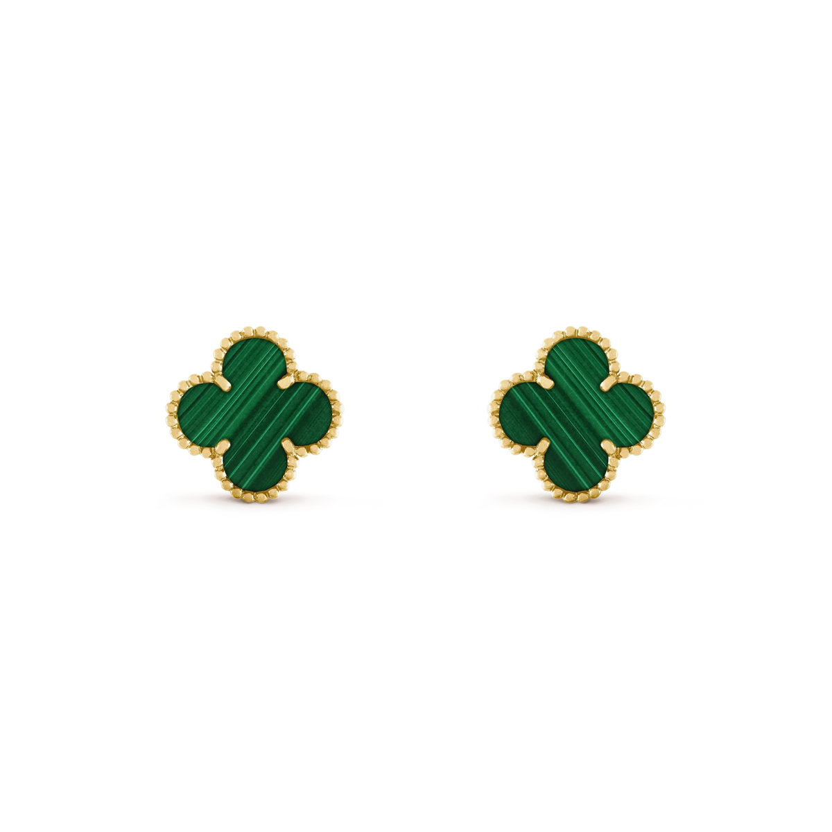 Clover Medium 1 Motifs Malachite  Earrings – LUX VERSE Luxury Designer Fashion Outlet