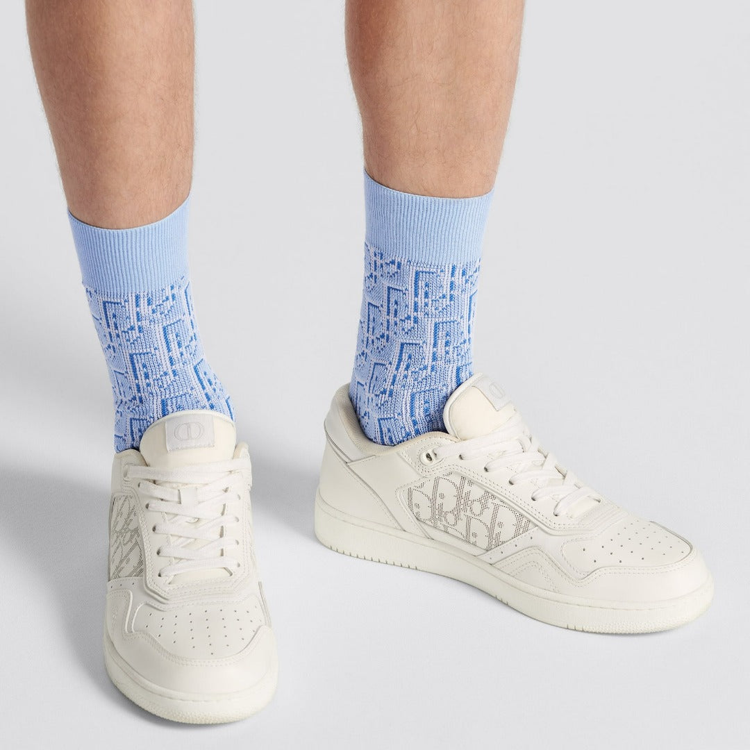 Low-Top Sneaker White Oblique Galaxy Leather – crafted in white smooth calfskin, the style is adorned with white Oblique Galaxy – LUX VERSE Luxury Designer Fashion Outlet