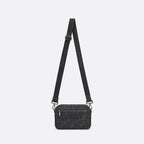 Mini Safari Bag with Strap – crafted in black Oblique jacquard, it is completed by black grained calfskin details – LUX VERSE Luxury Designer Fashion Outlet