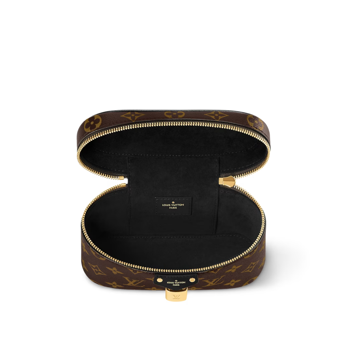Vanity Chain Pouch – it is notable for its rich signature details, including an engraved padlock – LUX VERSE Luxury Designer Fashion Outlet