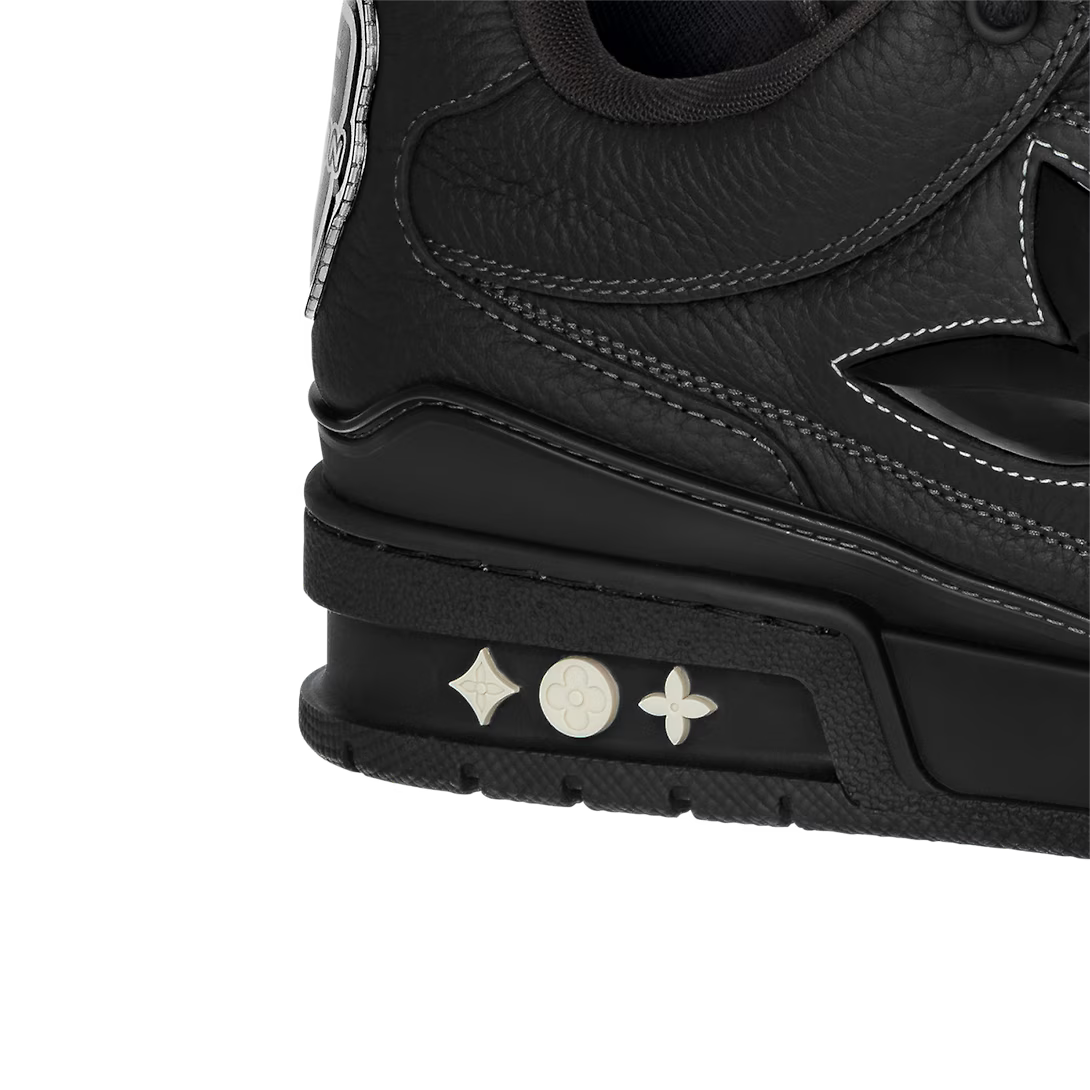 Skate Sneaker Calf Leather – inspired by Nineties'skate shoes, this design is characterized by its padded collar – LUX VERSE Luxury Designer Fashion Outlet