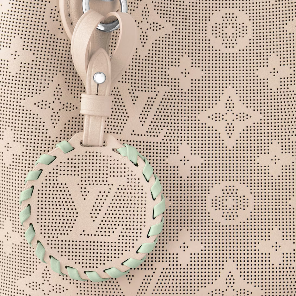 Blossom PM Mahina Calfskin – lined and detailed in matcha green, it makes an appealing springtime accessory – LUX VERSE Luxury Designer Fashion Outlet