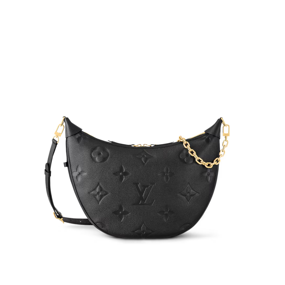 Loop Hobo Black – the Loop Hobo bag in Monogram Empriente leather is a roomy go-everywhere city bag – LUX VERSE Luxury Designer Fashion Outlet