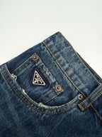 Blue Denim Washed Slim - Men's