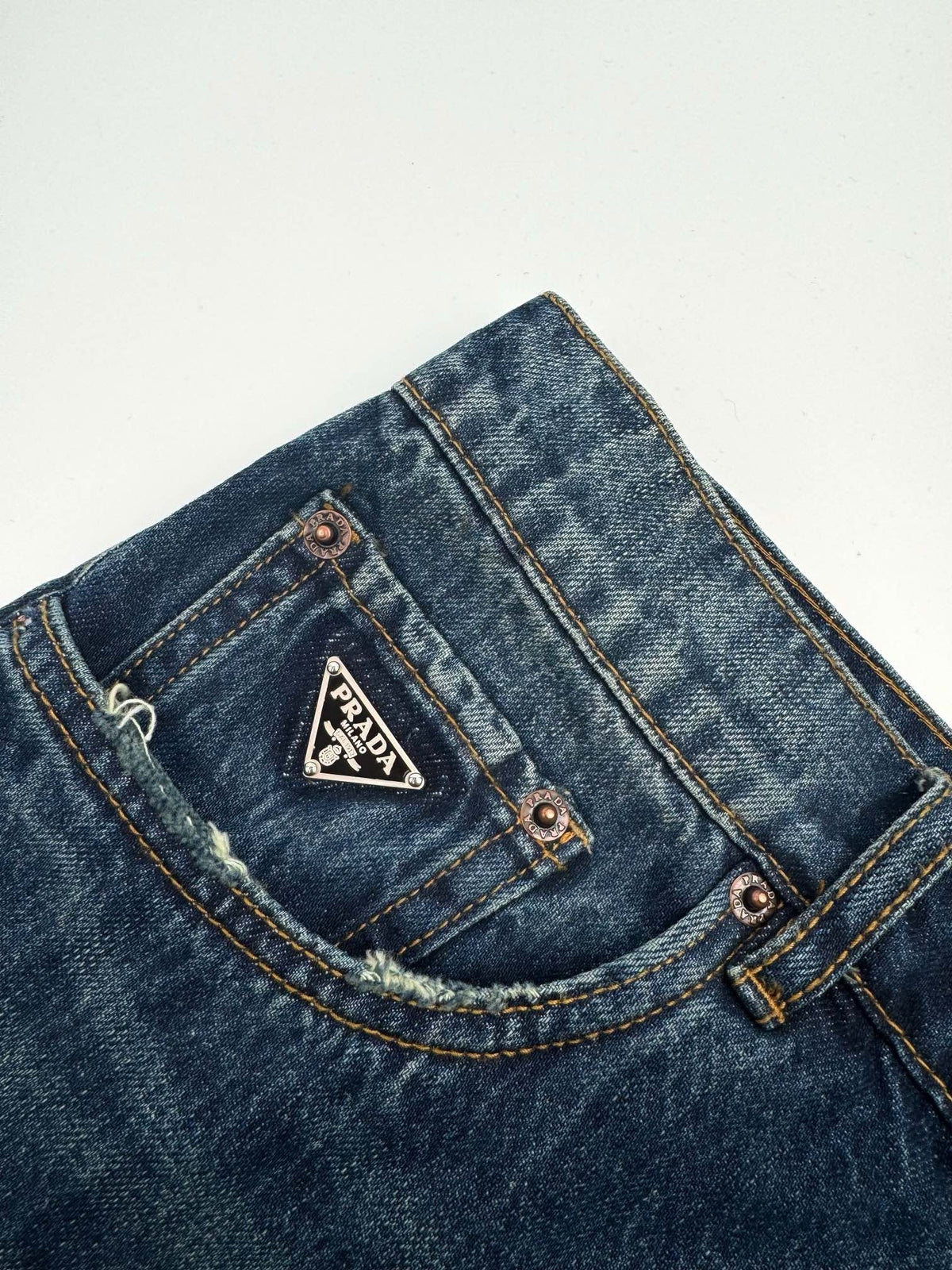 Blaue Jeans Washed Slim – Herren