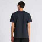Relaxed-Fit T-Shirt Navy Blue Cotton Jersey – crafted in navy blue cotton jersey, it features a modern ribbed crew neck – LUX VERSE Luxury Designer Fashion Outlet