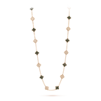Vintage Alhambra Yellow Gold Bracelet – vintage Alhambra long necklace, 20 motifs, 18K rose gold, gray mother-of-pearl, – LUX VERSE Luxury Designer Fashion Outlet