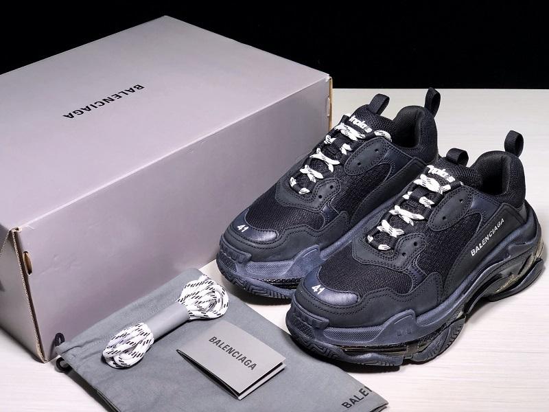 Triple S Black Sneakers