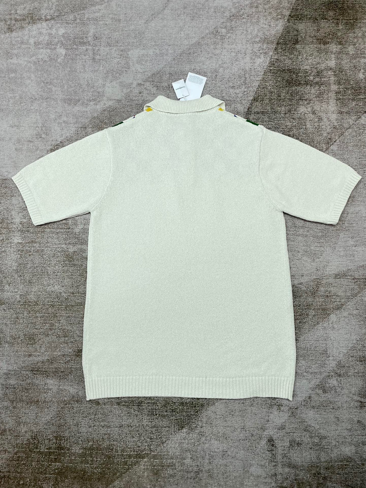Poloshirt mit Schachbrettmuster - Herren