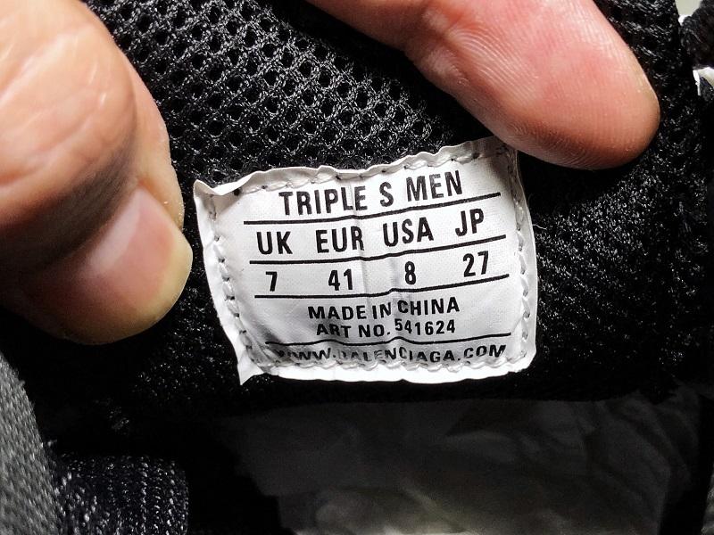 Triple S Black Sneakers