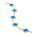 Vintage Alhambra Bracelet, 5 motifs. – color and features may vary from one creation to another – LUX VERSE Luxury Designer Fashion Outlet