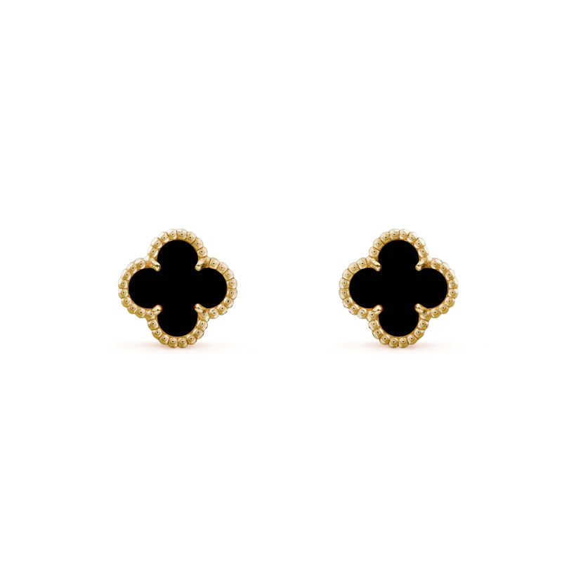 Clover Mini 9.5mm Black Mop Earrings – LUX VERSE Luxury Designer Fashion Outlet