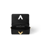 Twist West Pochette – its flap is secured with the collection's signature Twist lock – LUX VERSE Luxury Designer Fashion Outlet