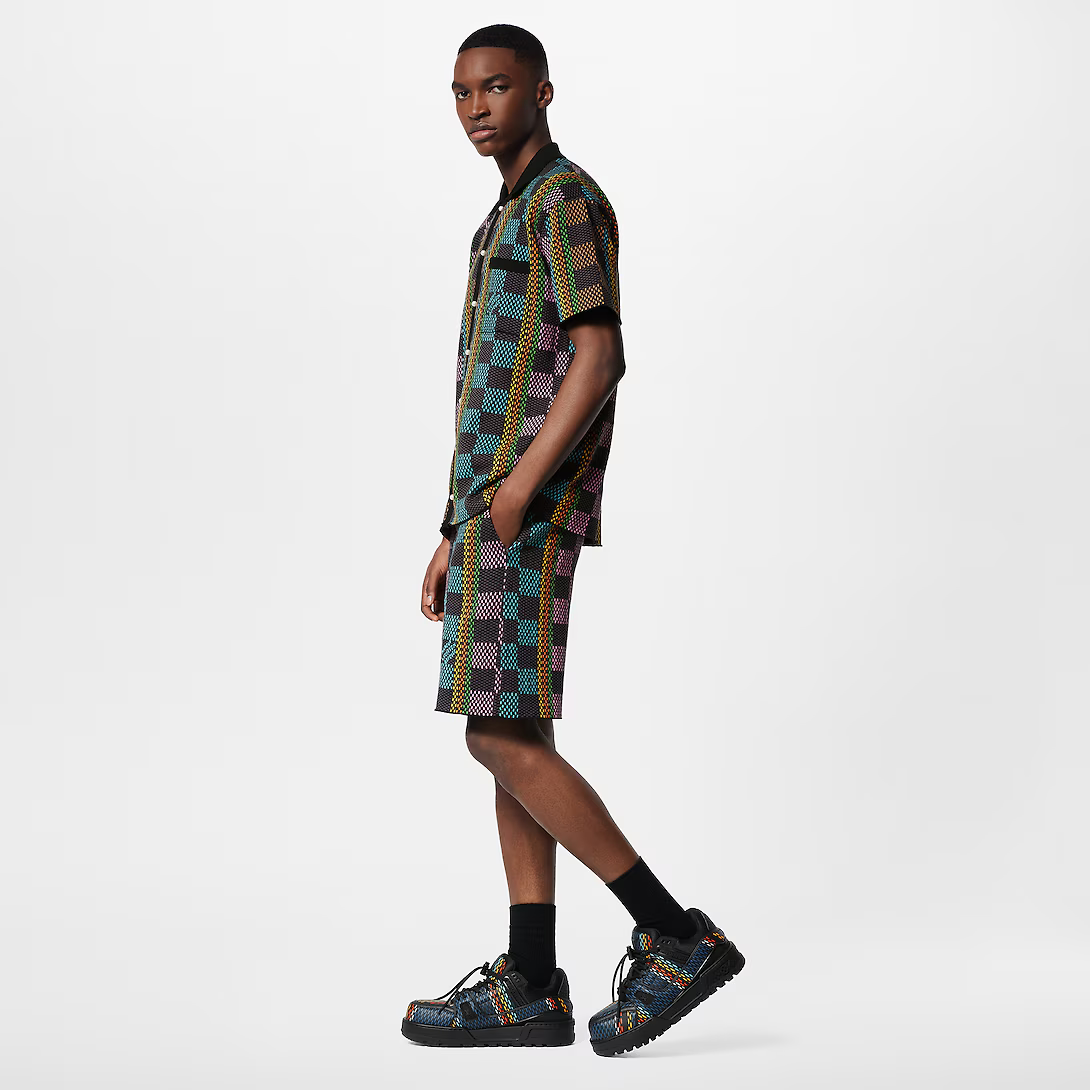 Trainer Maxi Printed Sneaker – it is finished with a chunky outsole in extremely lightweight EVA rubber – LUX VERSE Luxury Designer Fashion Outlet