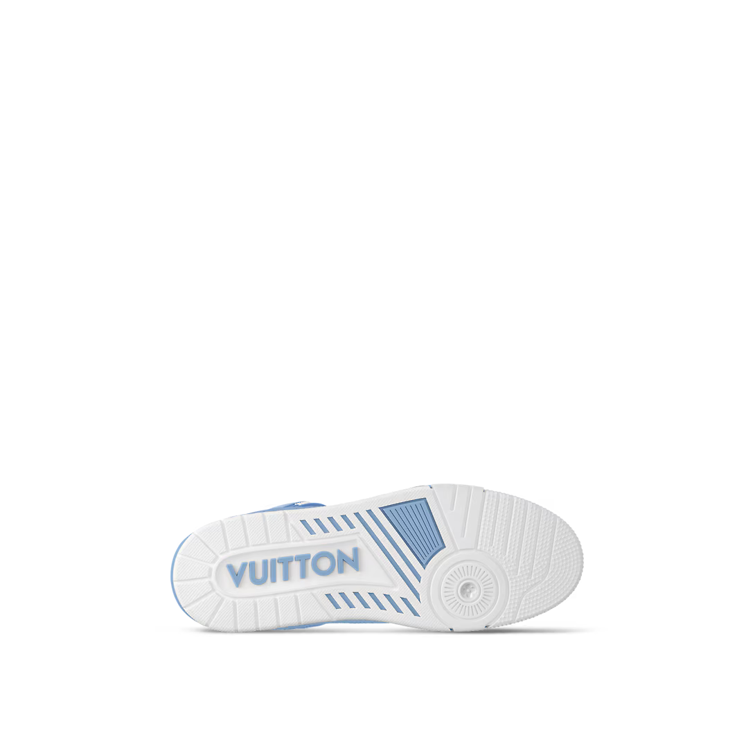 Trainer Leather Sneaker – this colorful interpretation of the Trainer sneaker comes in grained calf leather – LUX VERSE Luxury Designer Fashion Outlet