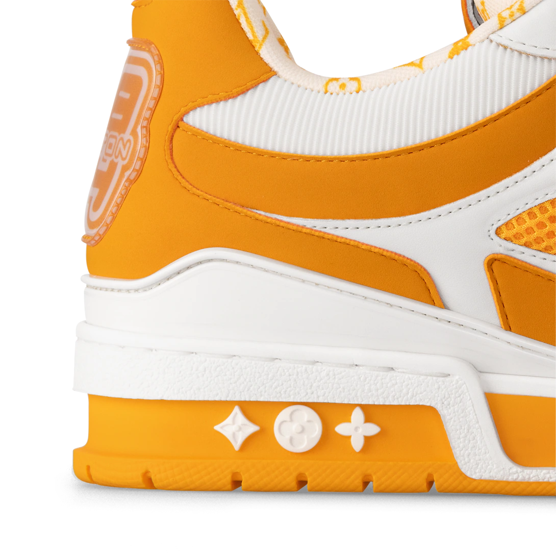 Skate Rubber Sneaker – this bicolor model incorporates a Monogram Flower on the side and three Monogram – LUX VERSE Luxury Designer Fashion Outlet