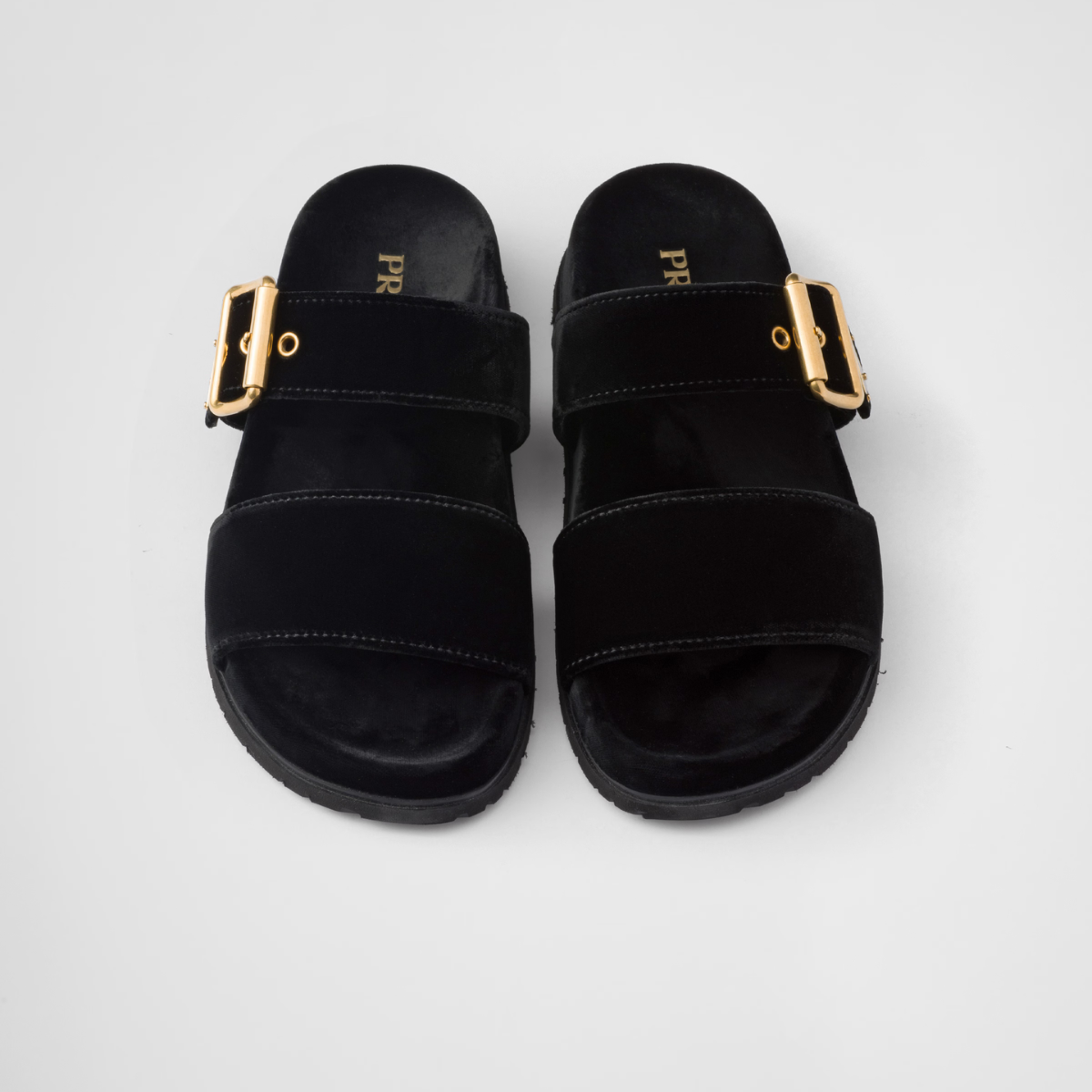 Velvet slides – these sandals feature a hybrid silhouette that combines sporty details with the soft – LUX VERSE Luxury Designer Fashion Outlet