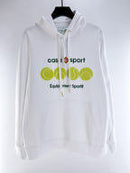 Navy-Baumwollpullover mit Grafik – Herren