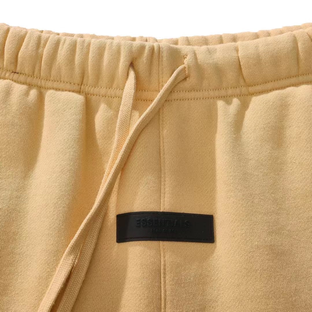 Brown Cotton Logo Drawstring - Men's