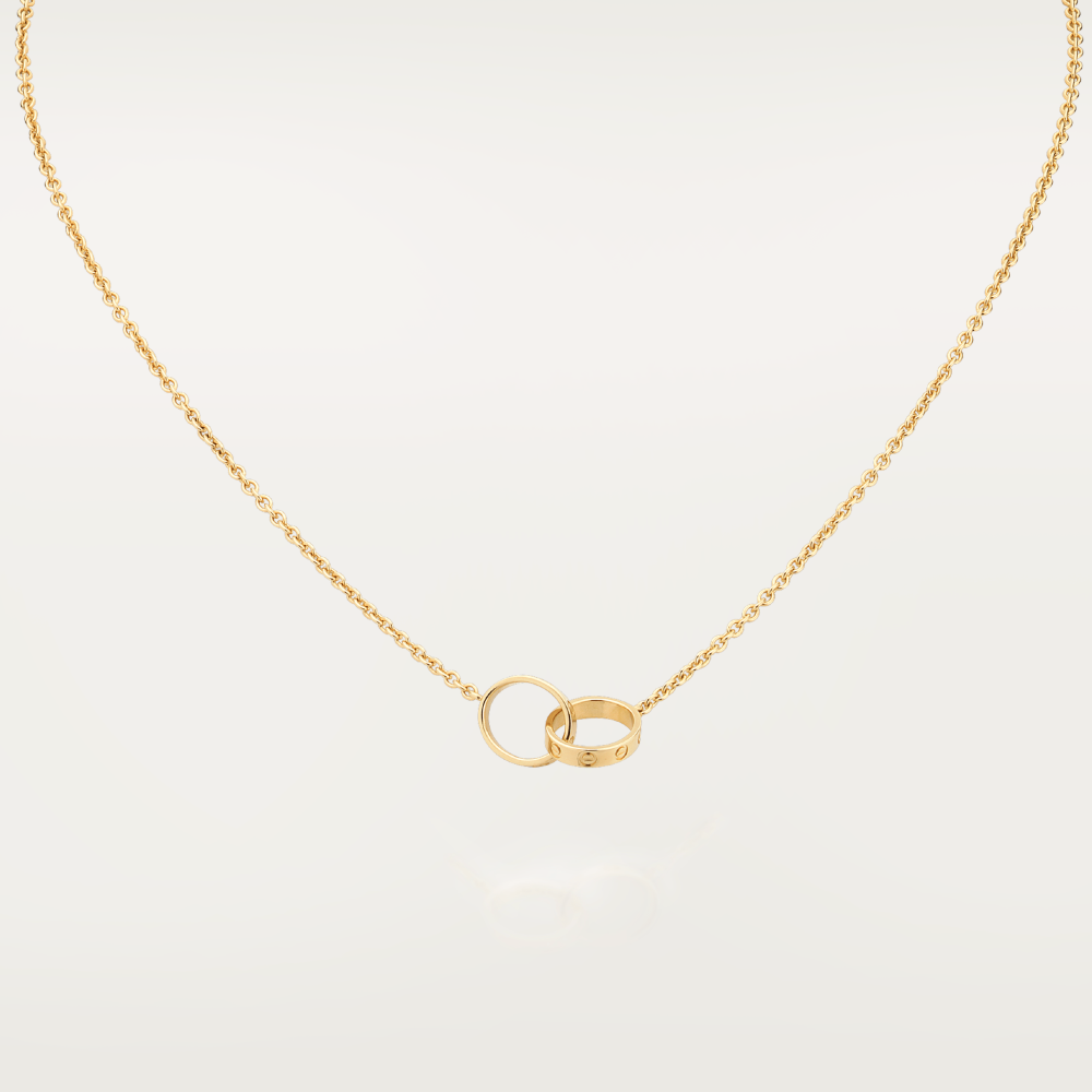 Love Necklace Rose Gold and Silver – LUX VERSE Luxury Designer Fashion Outlet