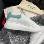 Oversized Mint Suede Tab Sneakers