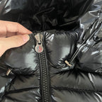 Schwarze Pufferjacke – Herren