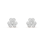 Clover Comos Diamond Earrings Silver – LUX VERSE Luxury Designer Fashion Outlet