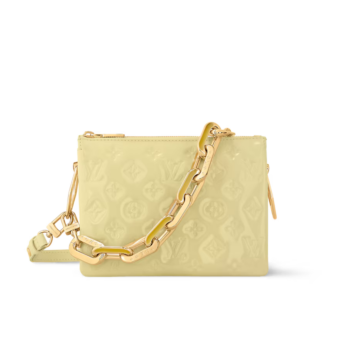 Coussin BB Varnished Calfskin – in puffy varnished, the Coussin BB is presented this season in a fashionable new hue – LUX VERSE Luxury Designer Fashion Outlet