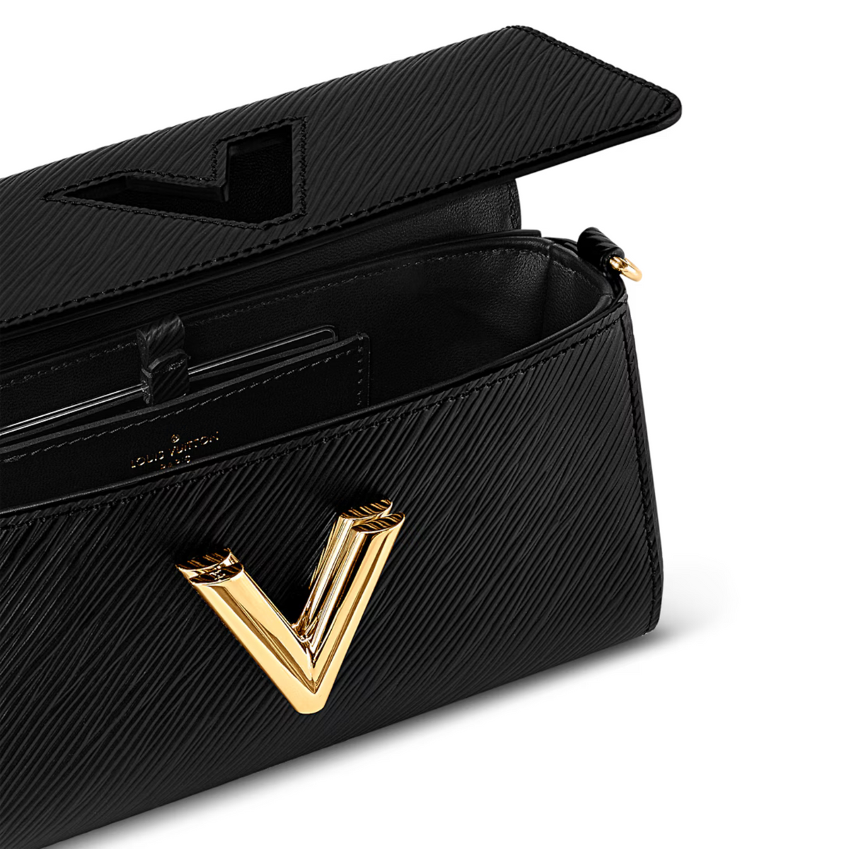 Twist West Pochette – the Twist West Pochette in grained Epi leather is a chic way to carry essentials for – LUX VERSE Luxury Designer Fashion Outlet