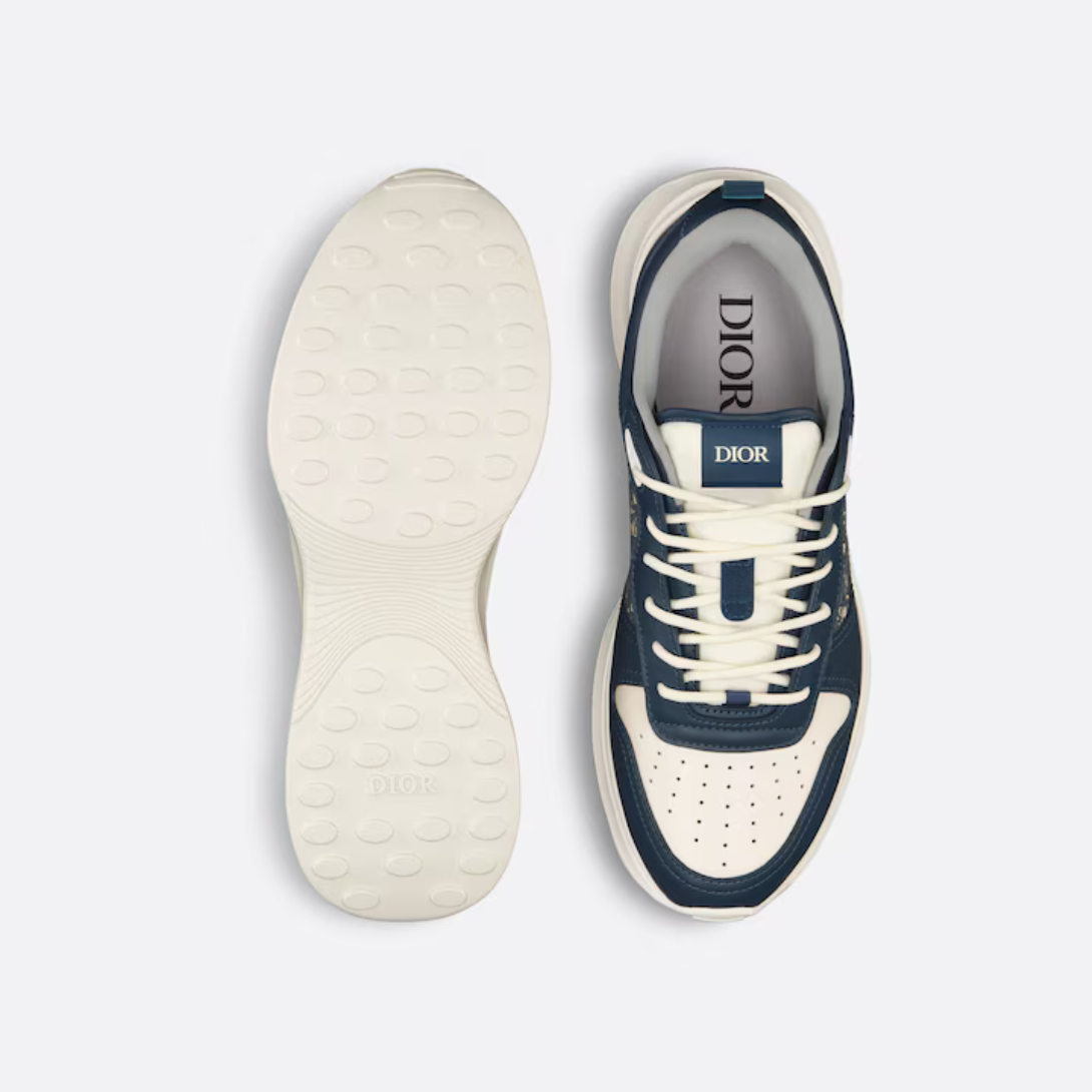 B25 Runner Sneaker – crafted in smooth calfskin, the design is enhanced by iconic tonal Oblique jacquard – LUX VERSE Luxury Designer Fashion Outlet