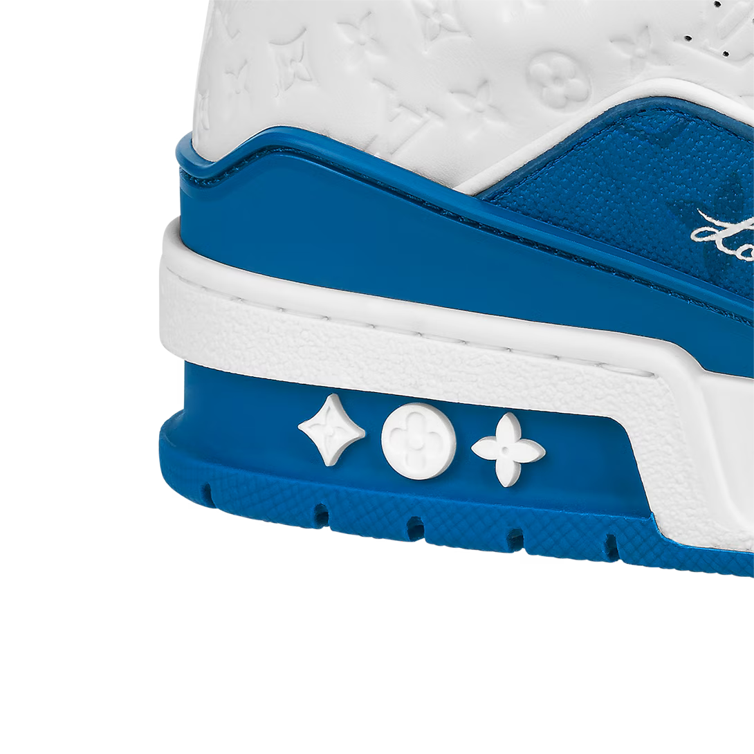 Trainer Iconic Sneaker – this version of the Trainer sneaker combines Monogram leather with calfskin embossed – LUX VERSE Luxury Designer Fashion Outlet