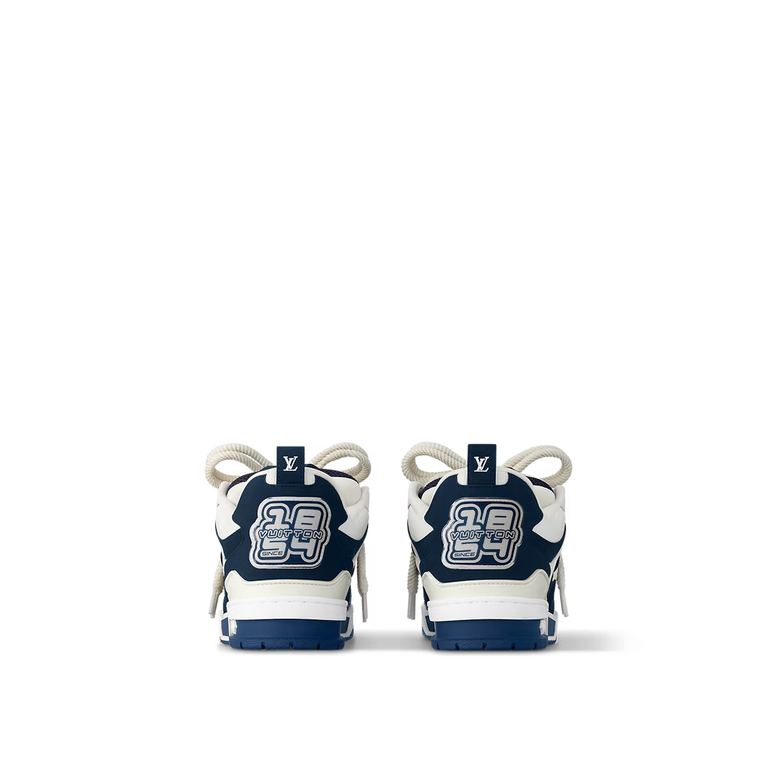 Skate Leather Sneaker – this model is notable for its padded collar, technical double laces and bicolor – LUX VERSE Luxury Designer Fashion Outlet