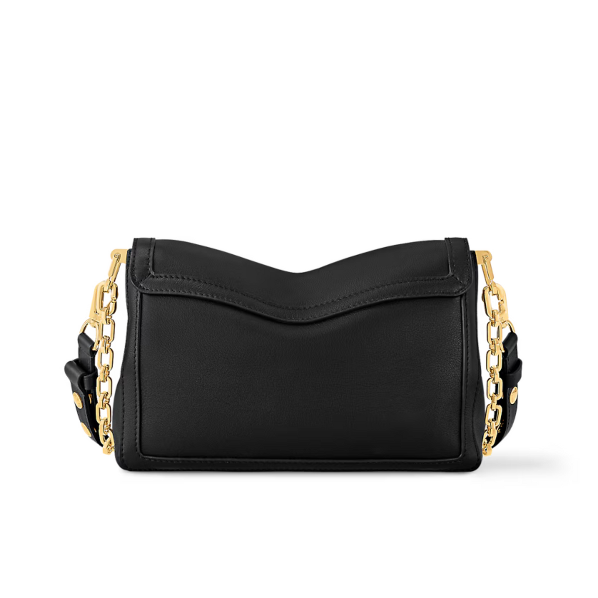 Sleek Dauphine Soft MM – made from super-soft calfskin, features the iconic Dauphine signatures, including – LUX VERSE Luxury Designer Fashion Outlet