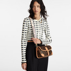 Diane – the exclusive wide jacquard strap reverses from a bold signature to a subtle – LUX VERSE Luxury Designer Fashion Outlet