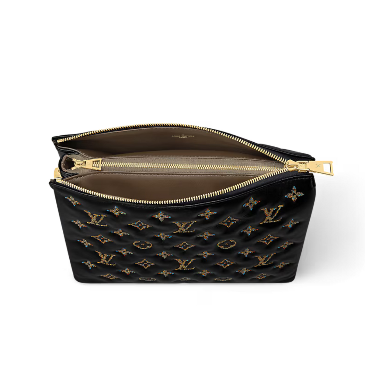 Coussin PM Elegant Bag – fitted with a secure zip closure, it opens to reveal three compartments to organize – LUX VERSE Luxury Designer Fashion Outlet