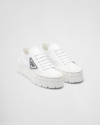 Double Wheel Re-Nylon gabardine sneakers – get ready to make a statement while reducing your carbon footprint – LUX VERSE Luxury Designer Fashion Outlet
