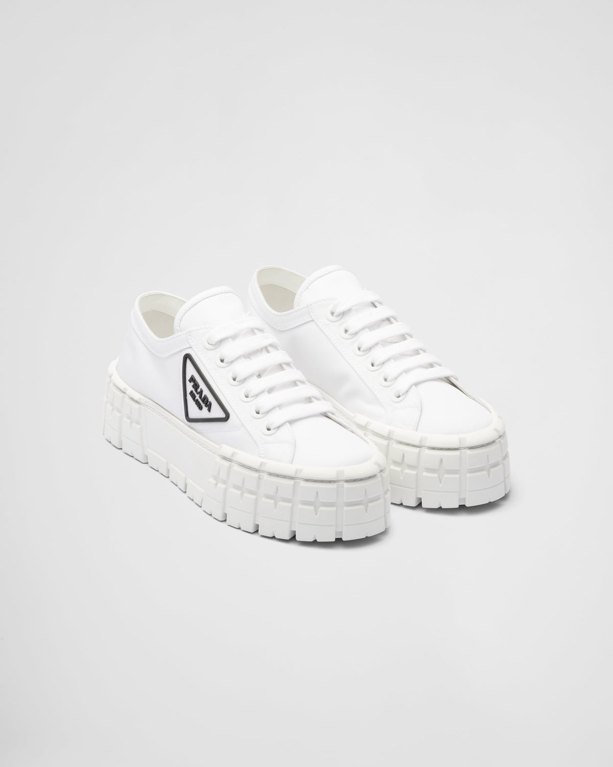 Double Wheel Re-Nylon gabardine sneakers – get ready to make a statement while reducing your carbon footprint – LUX VERSE Luxury Designer Fashion Outlet