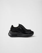 Brushed leather, bike fabric, and suede sneakers – these sneakers, a reinterpretation of an archive style, combine a sporty attitude – LUX VERSE Luxury Designer Fashion Outlet