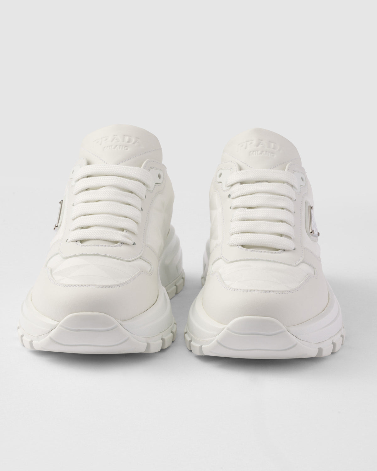 PRAX 01 Re-Nylon sneakers – pRAX 01 sneakers combine a contemporary design with emblematic materials and details – LUX VERSE Luxury Designer Fashion Outlet