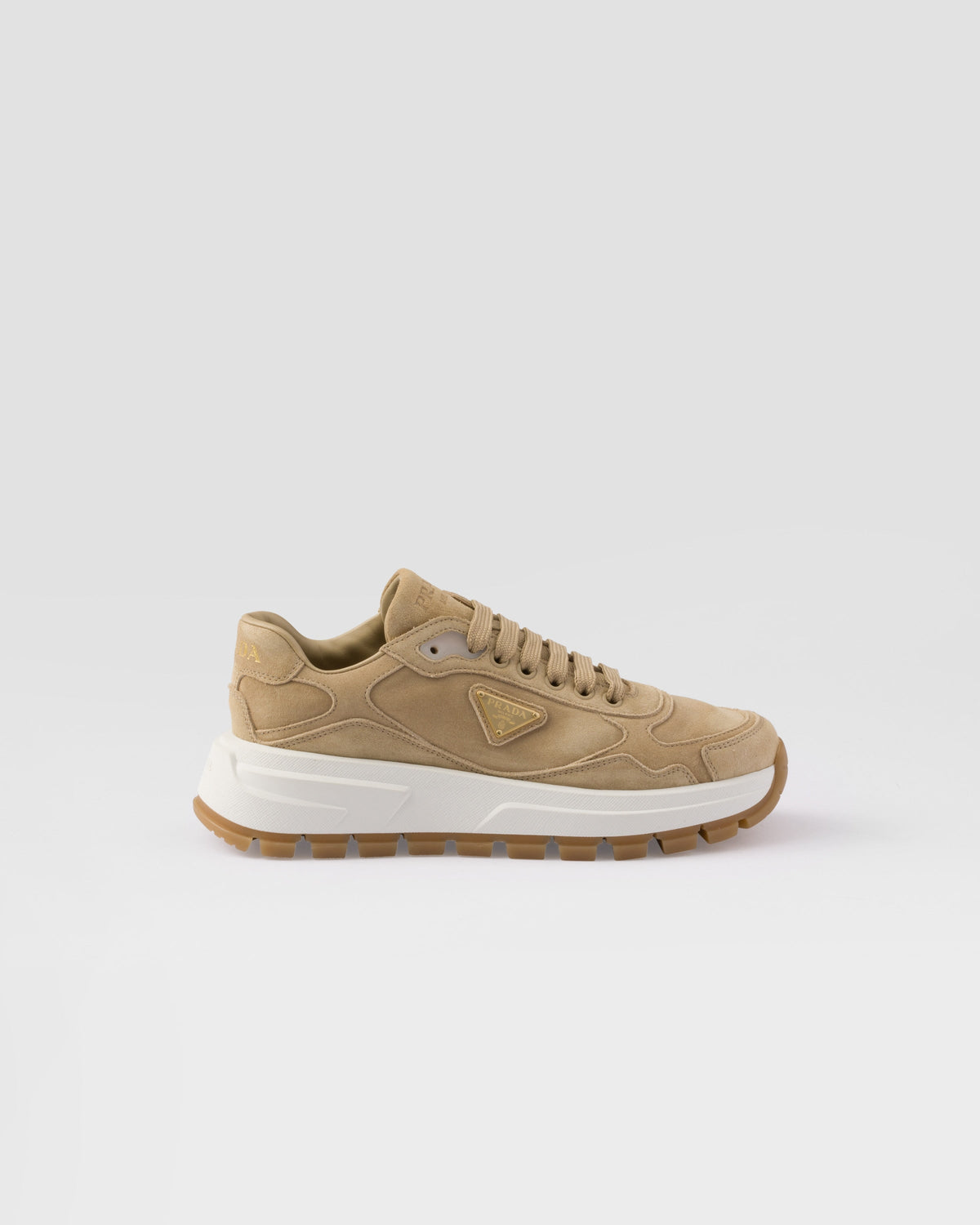 PRAX 01 suede sneakers – pRAX 01 sneakers combine a contemporary design with details that are emblematic – LUX VERSE Luxury Designer Fashion Outlet