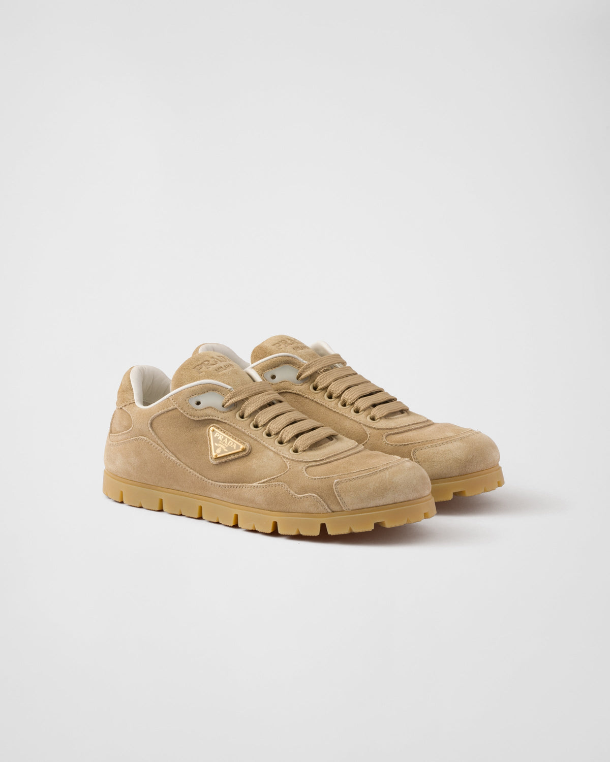 Trail faded sneakers – these sporty and versatile sneakers are made of suede with a faded effect that gives – LUX VERSE Luxury Designer Fashion Outlet