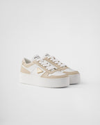 Downtown Bold leather sneakers – different interpretations of the logo decorate the shoe, completed with the iconic – LUX VERSE Luxury Designer Fashion Outlet