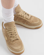 Downtown suede sneakers – the shoes, characterized by soft suede uppers with a perforated motif and light – LUX VERSE Luxury Designer Fashion Outlet