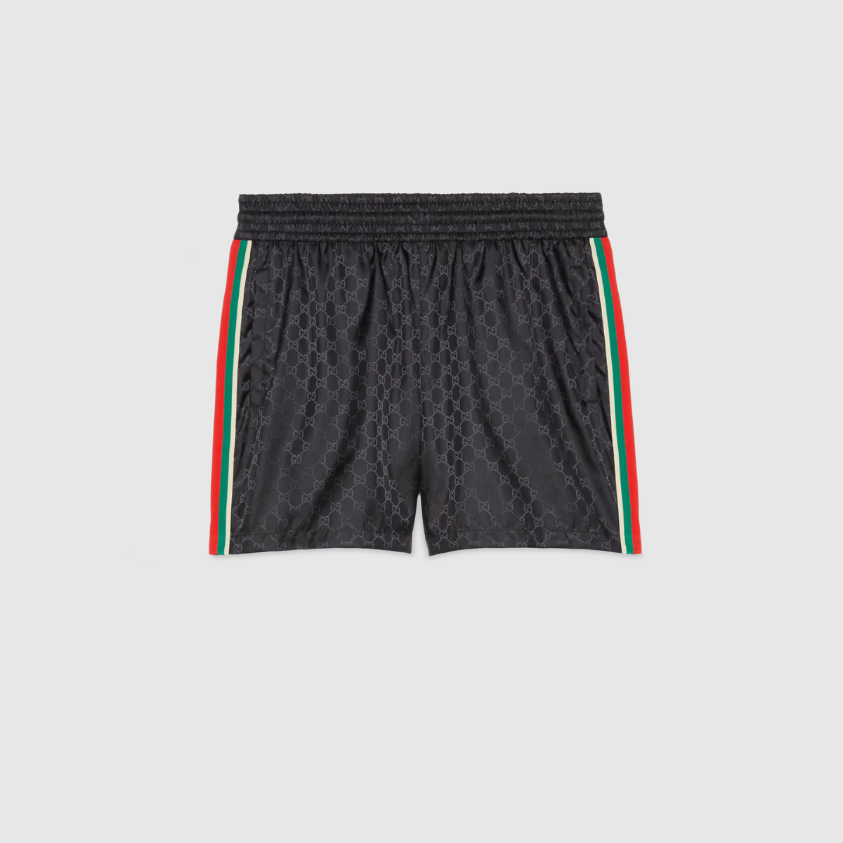 GG print nylon swim shorts – sophisticated and subtle patterns decorate a selection of styles for the Love Parade – LUX VERSE Luxury Designer Fashion Outlet