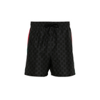 GG Supreme-print swim black shorts – highlights signature GG Supreme print signature Web-stripe trim elasticated – LUX VERSE Luxury Designer Fashion Outlet