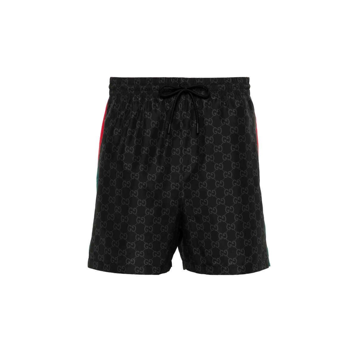GG Supreme-print swim black shorts – highlights signature GG Supreme print signature Web-stripe trim elasticated – LUX VERSE Luxury Designer Fashion Outlet