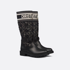 D-Major Boot – the adjustable strap highlighting the ankle and the notched sole – LUX VERSE Luxury Designer Fashion Outlet